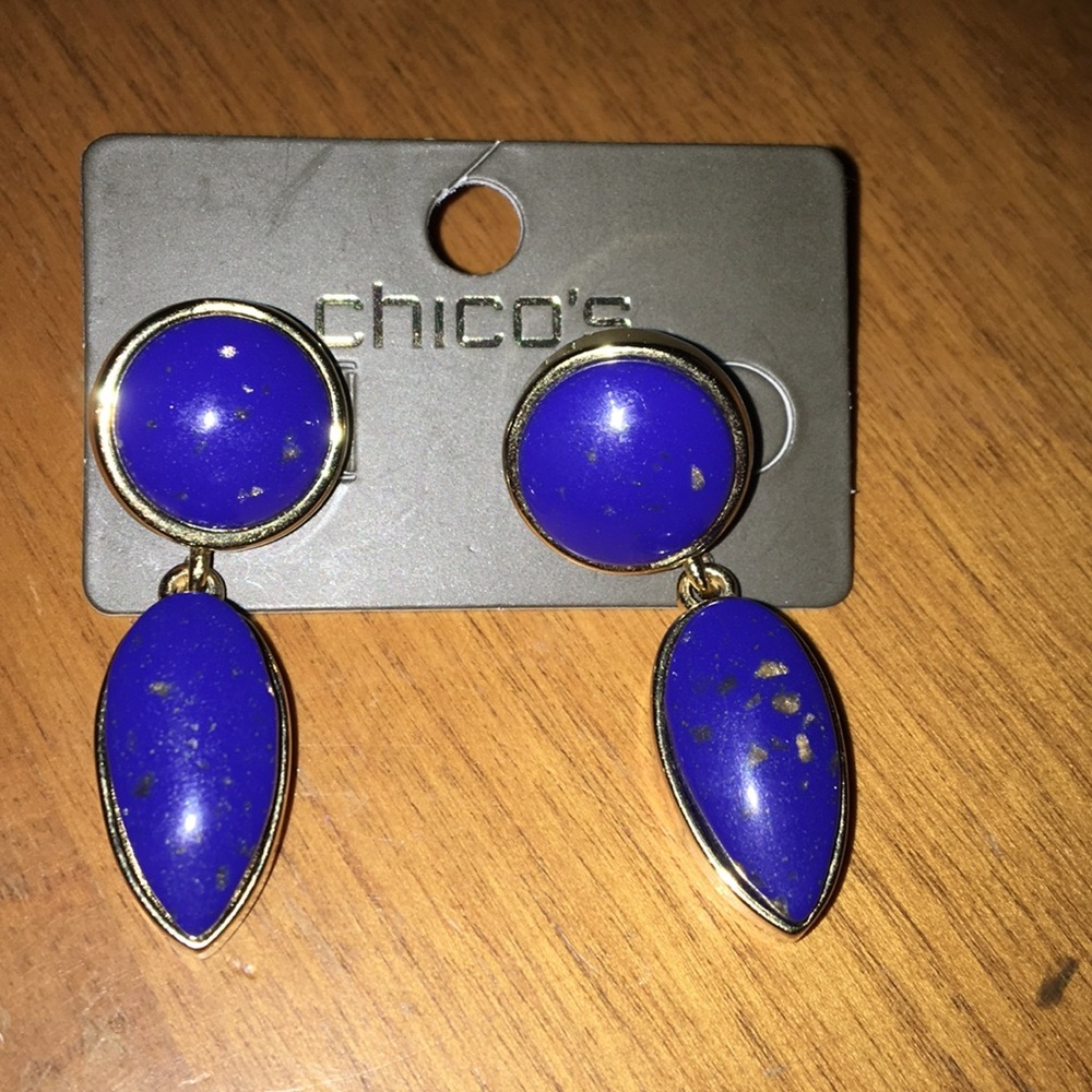 Blue earrings